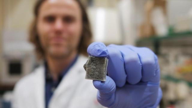 La espuma se ha creado combinando alginato con un MXene.