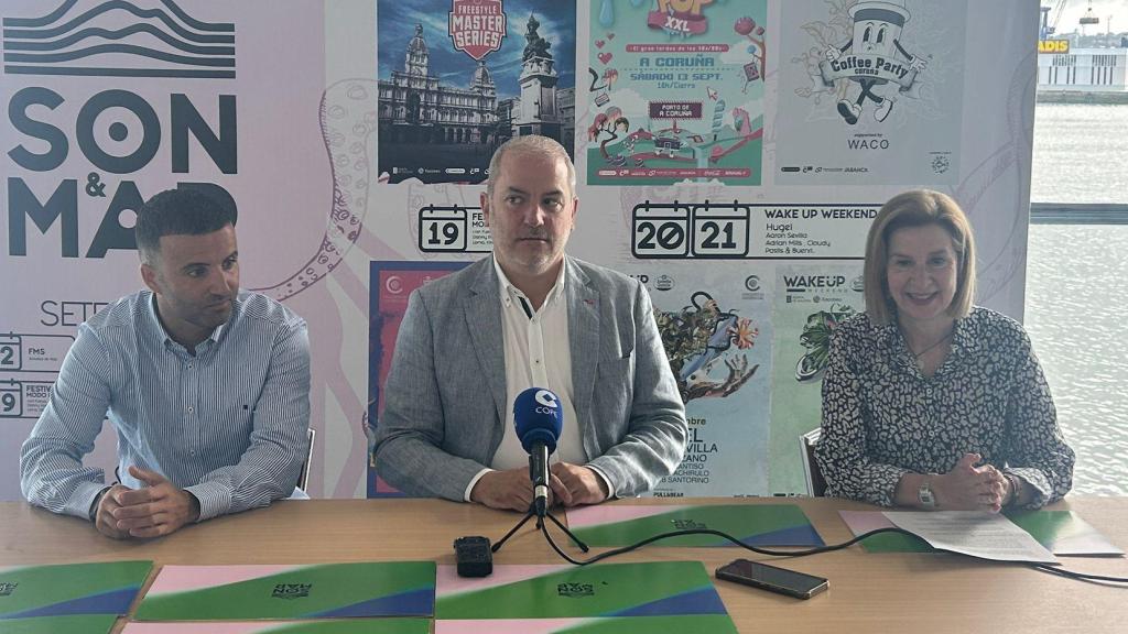 El concelleiro de Turismo esta mañana.