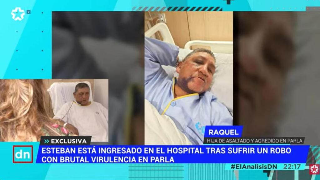 Los agresores le dejaron en el suelo malherido.