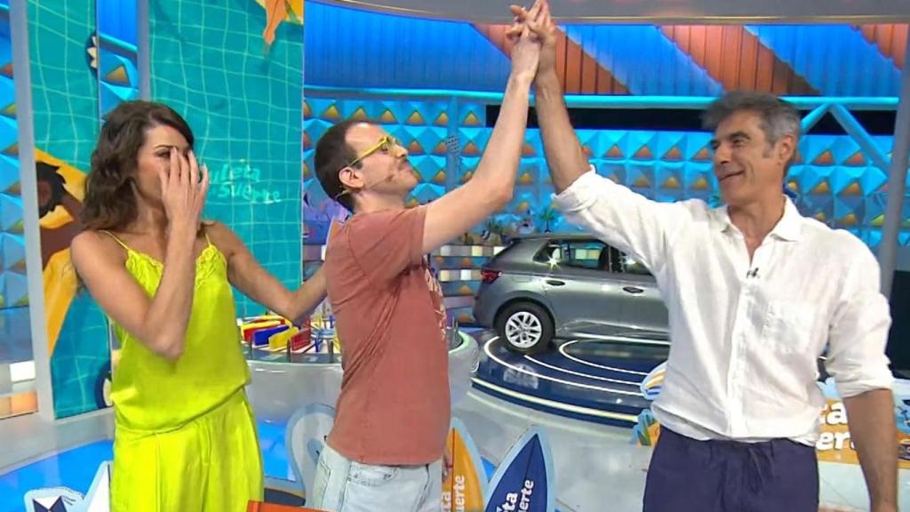 Edgar en ‘La Ruleta de la Suerte’.