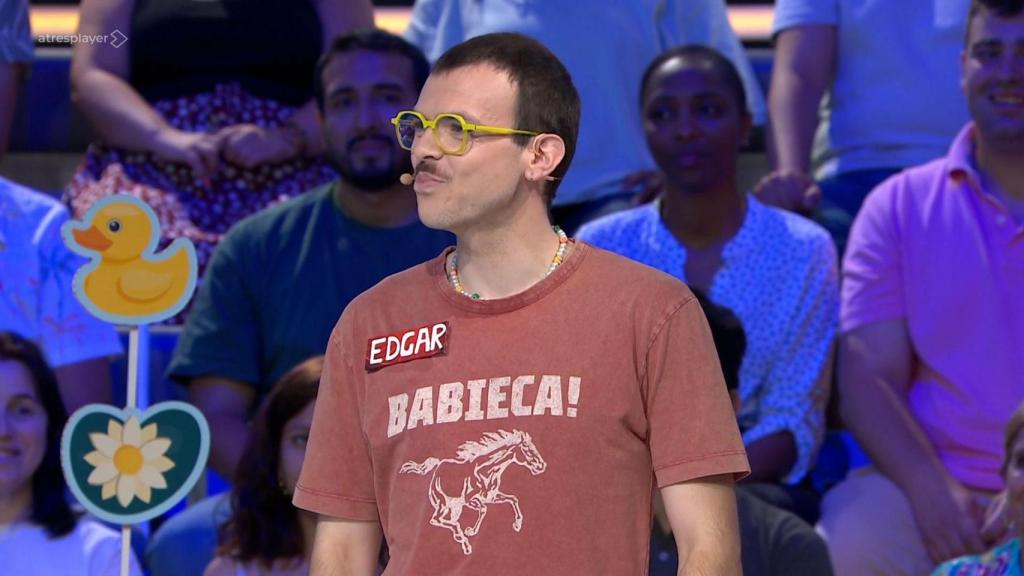 Edgar en 'La ruleta de la suerte'.