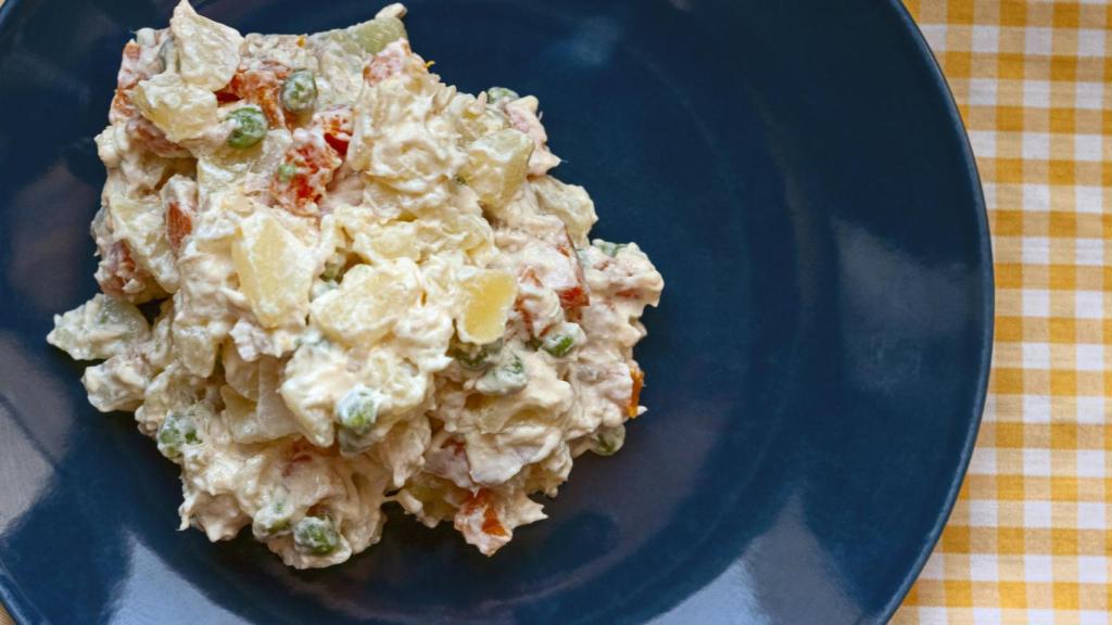 Imagen de una ensaladilla rusa.