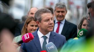 Emiliano García-Page ha atendido a los medios de comunicación en Calera y Chozas (Toledo).