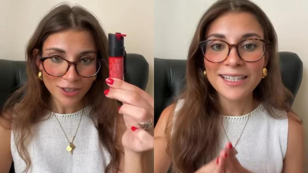 La abogada Violeta García, sobre el spray de pimienta.