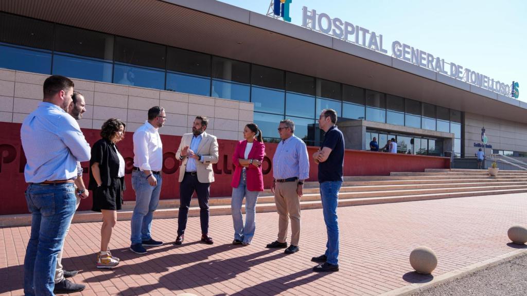 Núñez en el hospital de Tomelloso