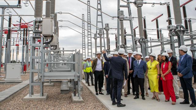 Inauguración de la subestación eléctrica Calera y Chozas (Toledo). Foto: JCCM.