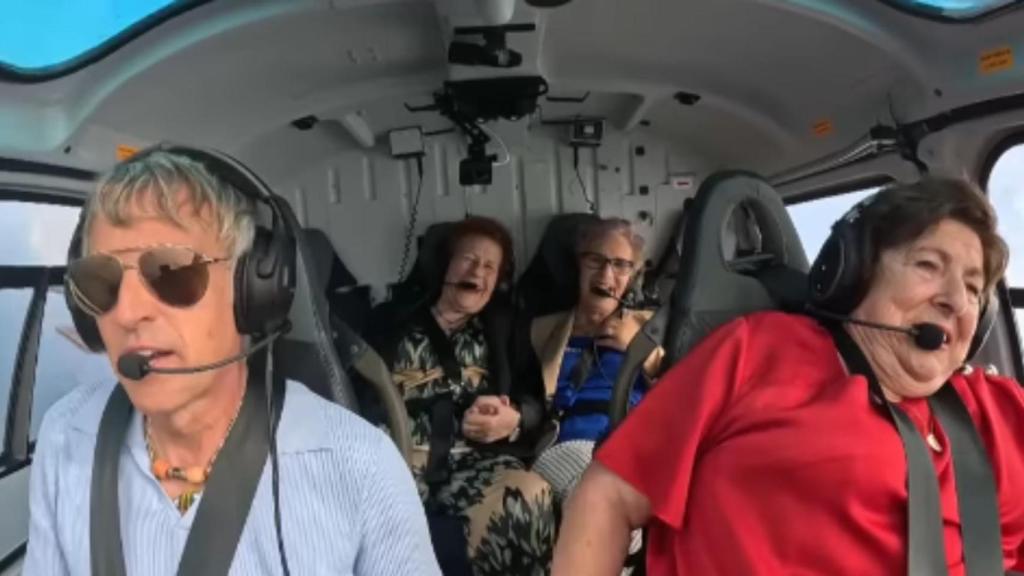 Calleja sobrevuela O Grove en su próximo programa de 'Volando voy, volando vengo'