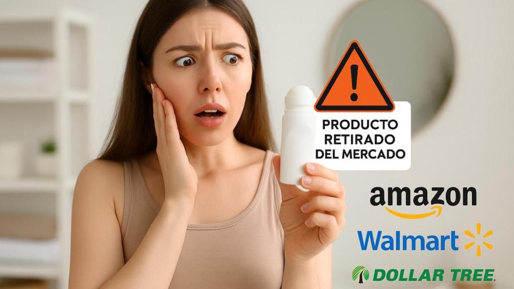 Retiran del mercado miles de desodorantes en Estados Unidos