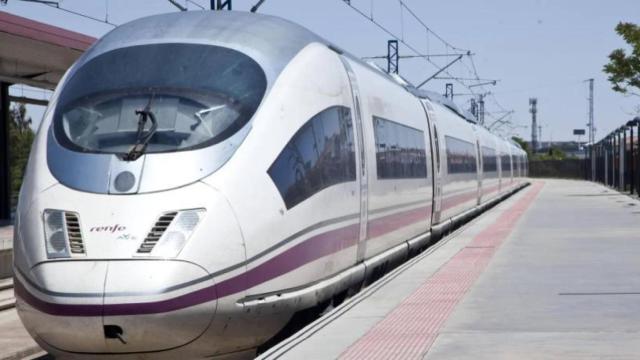 Un tren de alta velocidad.