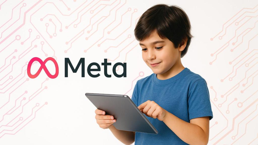 Fotomontaje con la imagen de un niño.