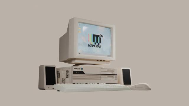 Retro95, el PC 'viejuno' de Maingear.