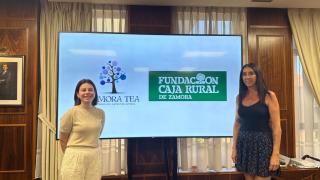 Rúbrica de la alianza entre Zamora TEA y Fundación Caja Rural de Zamora, este miércoles