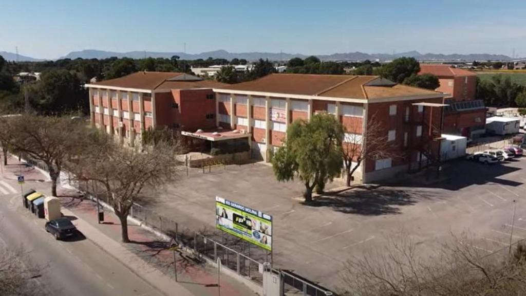 Una vista aérea del IES Gerardo Molina de Torre Pacheco.