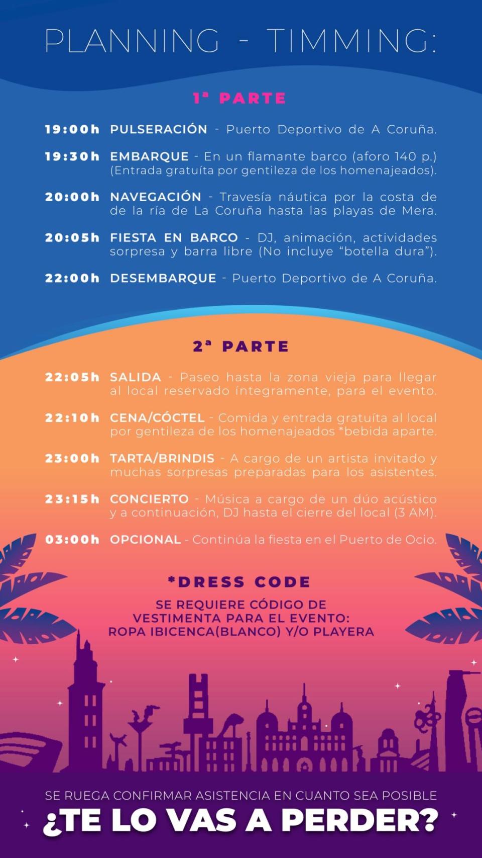 El programa de fiestas