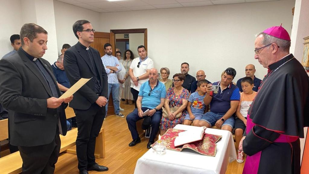 Pedro Faúndez toma posesión como nuevo vicario general de la Diócesis de Zamora, este miércoles