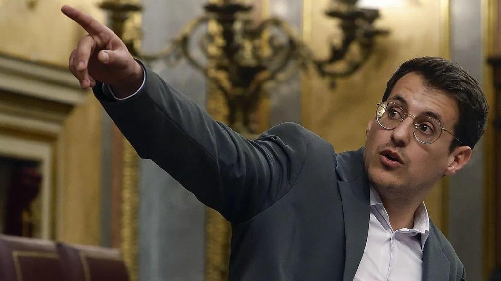 Jorge Pueyo, Sumar, en el Congreso de los Diputados.