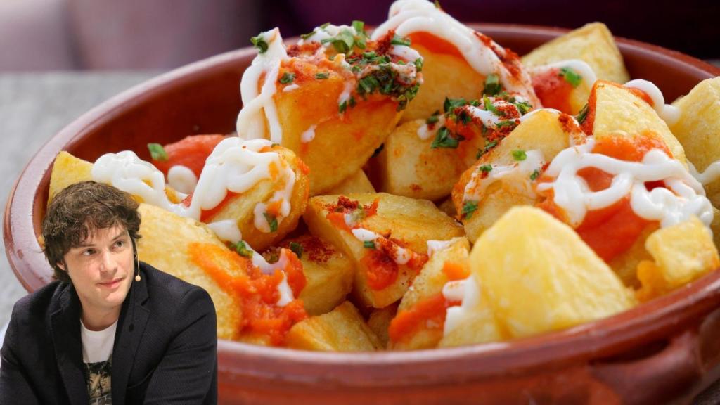 El chef Jordi Cruz en un montaje de El Español