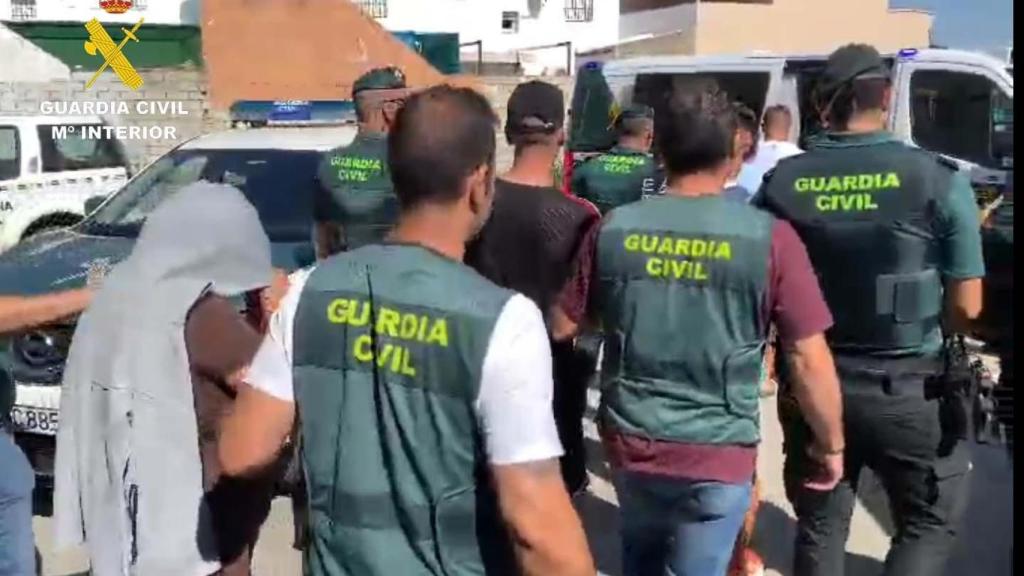 Imágenes de la detención.