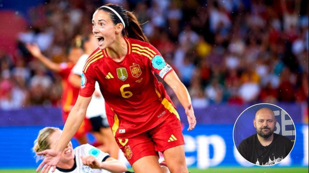 Imagen de Miguel Talavera y la selección española femenina.