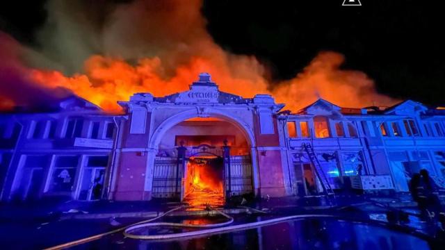 Así ha quedado la ciudad de Odesa, bajo protección de la UNESCO, tras el ataque de Rusia este jueves.