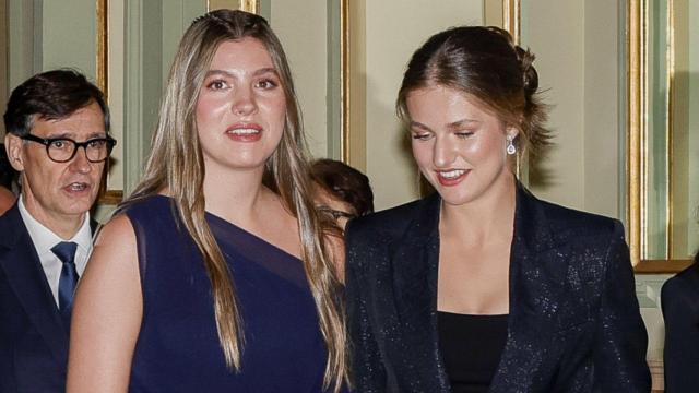 La heredera y su hermana, en Barcelona.