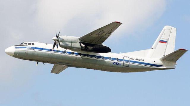 Imagen de archivo de un avión An-24.