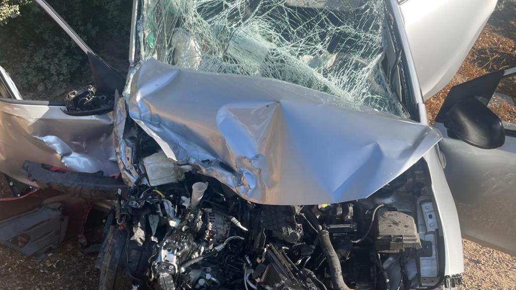 Accidente en la CM-3109. Foto: SCIS Ciudad Real.