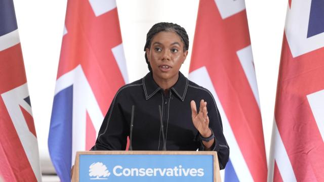 La líder del Partido Conservador del Reino Unido, Kemi Badenoch.