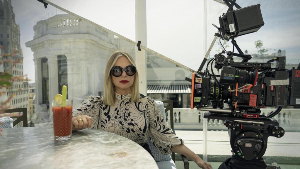 Pilar Castro en el rodaje de 'Furia'.