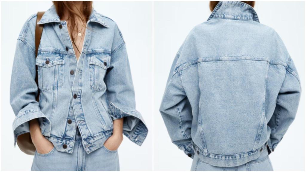 Chaqueta vaquera oversize de H&M. Ref: 1222681009