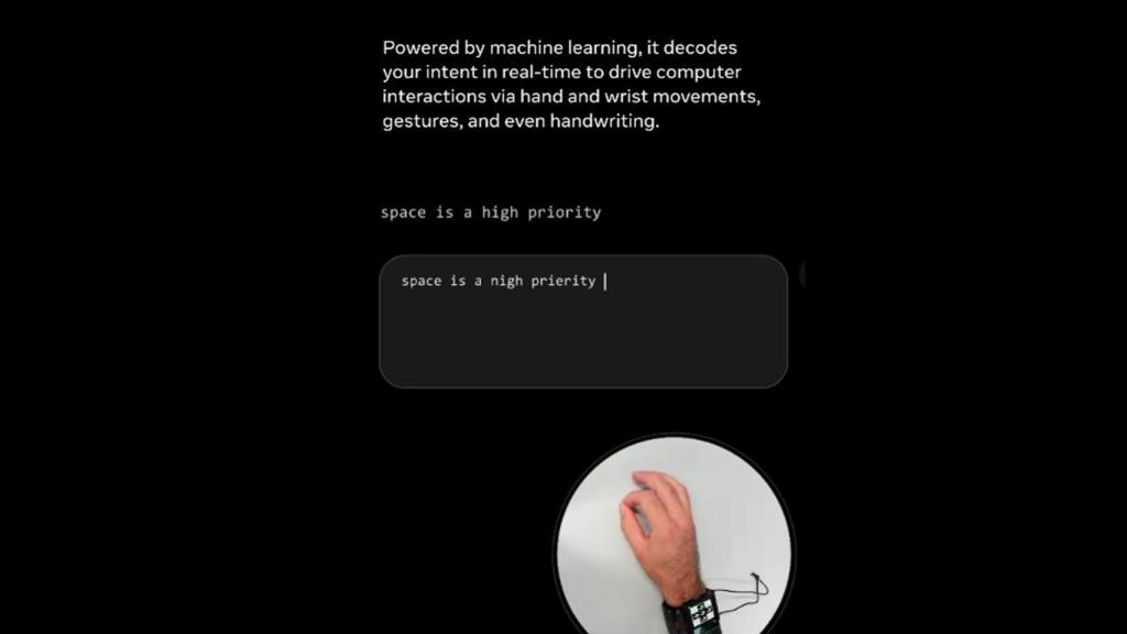 Movimientos de mano de Meta.