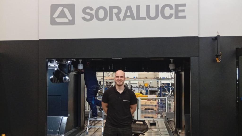 Aitor Telletxea trabajando.