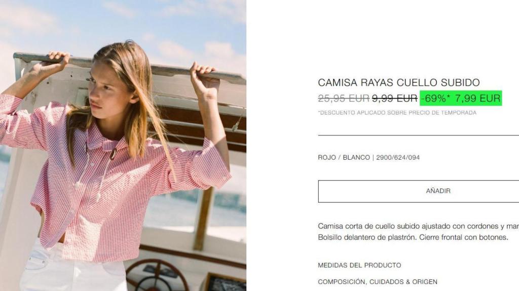 Camisa rayas. Ref. 2900/624/094