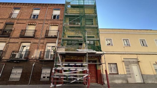 El mural del edificio de El Montacargas