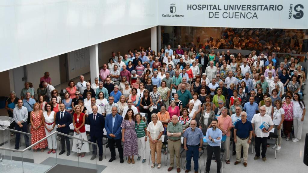 Homenaje a jubilados en el nuevo Hospital de Cuenca. Foto: JCCM.