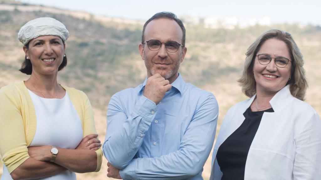 Equipo directivo de Aleph Farms (de izquierda a derecha): Shulamit Levenberg, Didier Toubia y Neta Lavon