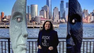 La coruñesa Juana Fernández en Nueva York