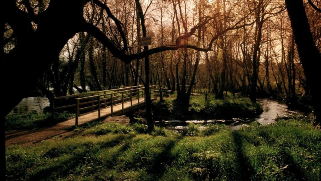 La playa de Chaián, al atardecer.