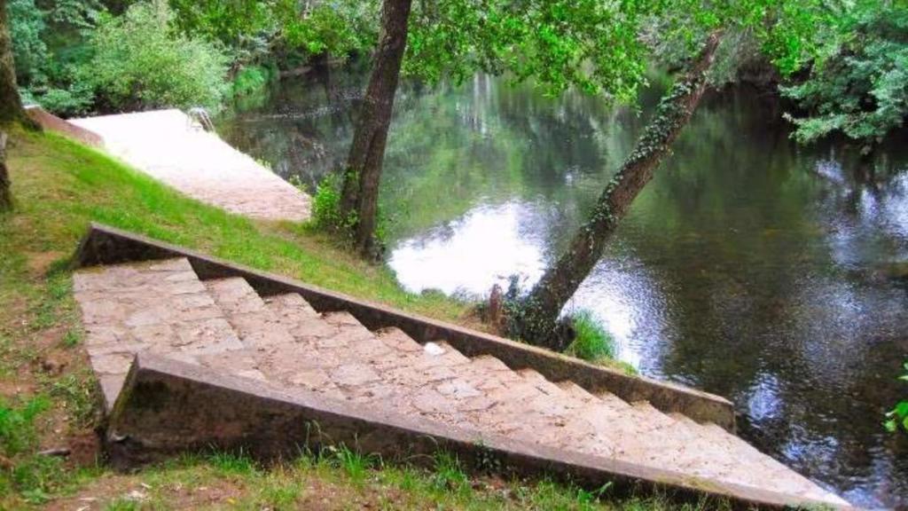 La área recreativa de Pontedapedra, en O Pino, es poco conocida.