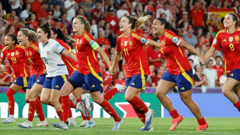 La Selección Española Femenina de Fútbol durante la Eurocopa 2025.