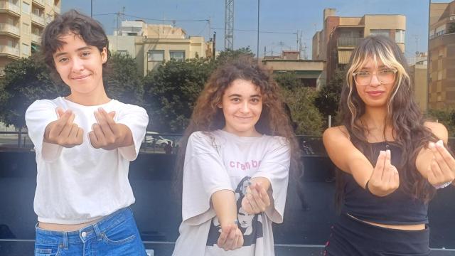 Eva, Valeria y Andy, las bailarinas de K-Pop de Alicante.
