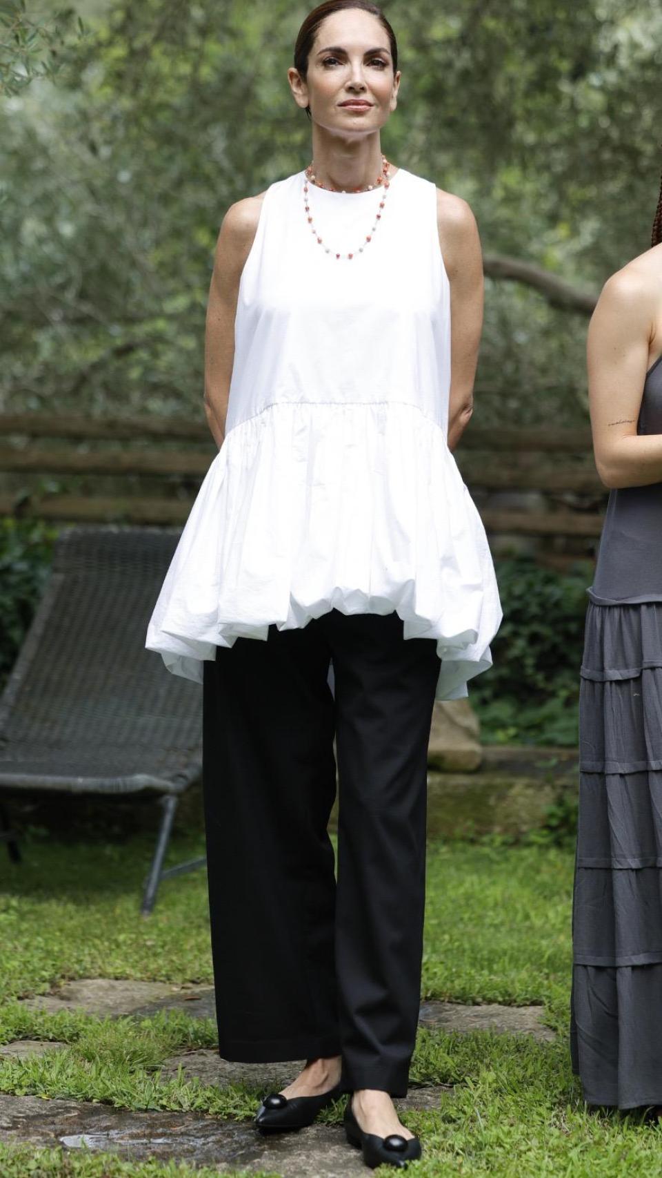 Eugenia Silvia, durante la presentación.