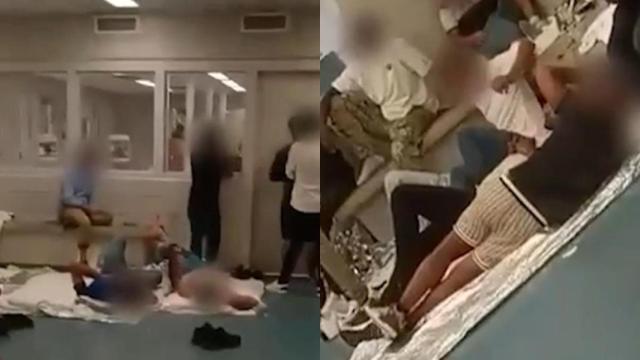 Detenidos muestran videos de centros de detención ICE abarrotados en Nueva York