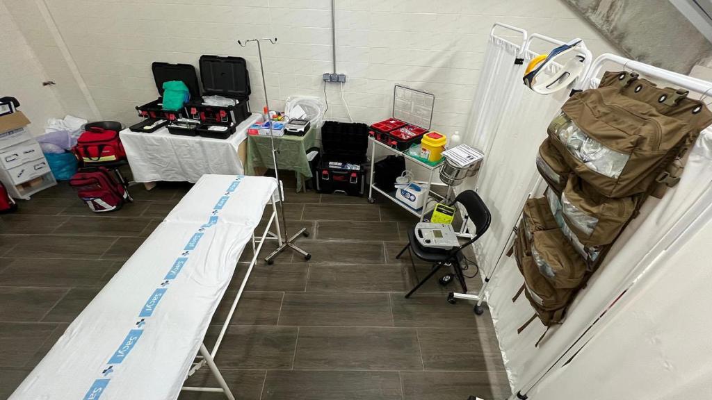 Imagen de la enfermería montada por Tauromed