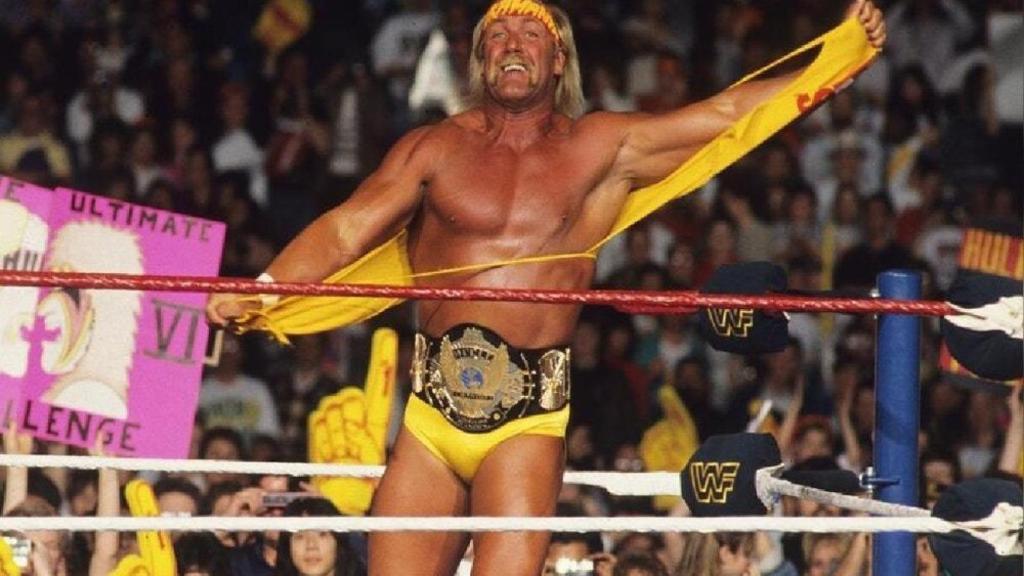 Hulk Hogan, durante su época en activo como luchador