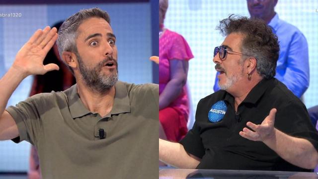 Roberto Leal y Agustín Jiménez en 'Pasapalabra'.