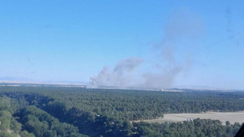 Incendio forestal en Coca