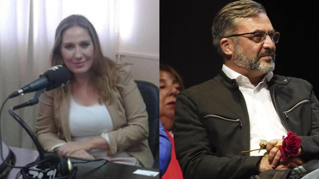 A la izquierda, la presidenta de Quórum Social 77, Delia García; y a la derecha, su director de centros, Juan Enrique Quintana.