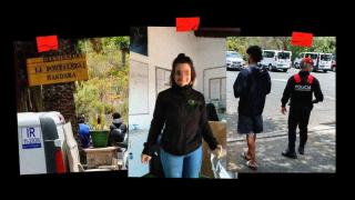 Imágenes tomadas durante la intervención policial que se saldó con la clausura del centro por orden judicial.