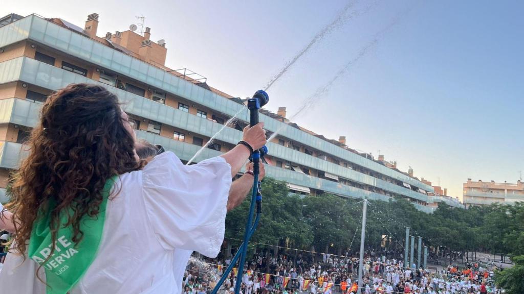 La alcaldesa de Cuarte, Elena Lacalle, durante el pregón de Fiestas de 2025.